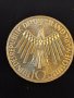 Сребърна монета 10 марки Олимпиада Мюнхен 1972г., снимка 3