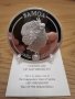 Юбилейна колекционерска сребърна монета Samoa 2019 3oz .9999, снимка 2