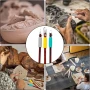 3 бр. стъргалки за глинени скулптури с противоплъзгаща дръжка, комплект инструменти, снимка 9