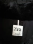 Черно зимно яке с качулка ZARA , снимка 12