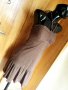 Кафява къса рокля бюстие с връзки С/М, снимка 2