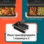 Фритюрник с горещ въздух Cosori Dual Blaze TwinFry , 10L, Черен * Безплатна доставка * Гаранция 2г., снимка 12
