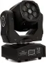Преносими LED сценични светлини с движеща се глава и управление (6x12W + лазер), снимка 5
