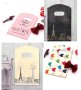 20 бр Айфелова кула сърца опаковъчни пликчета торбички за дребни сладки или подаръци 