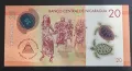 Никарагуа.
Латинска Америка. 
 20 кордоба. 
 2019 г. 
 Полимер. 
 UNC., снимка 2