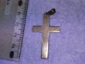 СТИЛЕН СРЕБЪРЕН НАГРЪДЕН КРЪСТ ВИСОКА ПРОБА СРЕБРО КРЪСТЧЕ 38799, снимка 12