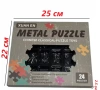 24 броя 3D метални пъзели – Образователни интелектуални играчки, повишаване IQ и EQ, подаръчна кутия, снимка 4