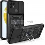Realme C22 - Противоударен Хибриден Кейс със Защита за Камерата - Черен, снимка 1