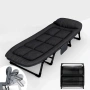 Сгъваемо походно легло / шезлонг - ЧЕРНО, снимка 3