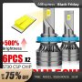 LED Крушки за Кола H4 H7 H1 50W, 6000K, CSP Чипове, снимка 1