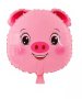 Глава весело прасе прасенце ферма домашни животни фолиев фолио балон хелий газ обикновен