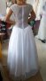 сватбена булчинска рокля със собствен обем и сияещ гръб, снимка 8