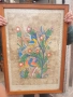 рамкирана картина под стъкло с акрилни бои, снимка 1
