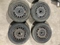 Железни джанти със зимни гуми 205/55/16 свалени от Опел Астра H , снимка 7