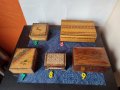 14 ретро дървени кутии  за цигари,бижута,лекарства,табакери и др, Кутия, снимка 3