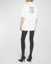 BALENCIAGA White Garde-Robe Care Label Logo Oversized Мъжка / Дамска Тениска size XS (М) и M (L), снимка 7