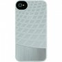Гръб, полу-метален за  iPhone 4/4S, Belkin, бял, SS300126