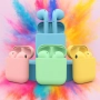 Безжични слушалки Inpods i12 TWS с цветен дизайн и управление чрез докосване, снимка 14