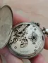Турски джобен сребърен часовник с кюстек, снимка 6