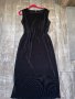 Нова дълга ежедневна черна рипс плисе еластична рокля рипс 44 нолер , снимка 5
