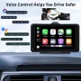 Авто плейър T86MP5 7" безжичен Carplay & Android. Aux букса, TF Card, Type C, DVR, Bluetooth, FM, GP, снимка 7