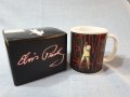 Колекционерска  порцеланова чаша,мъг с Елвис Пресли в оригиналната опаковка
