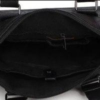 Черни пътни чанти от еко кожа, снимка 3 - Чанти - 44132870
