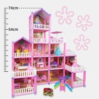 Детска къща за кукли - 274 части, снимка 4 - Кукли - 43422578