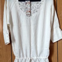 👉👉👉Страхотна блуза бохо стил, чист памук!, снимка 8 - Блузи с дълъг ръкав и пуловери - 43183326