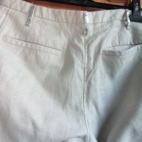 Светъл панталон с блестяща нишка 25%лен, снимка 6 - Панталони - 37036868