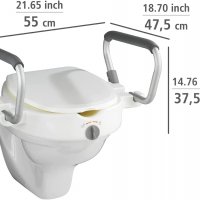 Wenko Secura 20924100 Elevate Toilet - За възрастни и инвалиди, снимка 7 - Други стоки за дома - 37128487