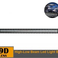 9D 134 СМ 960W Off-Road LED BAR с лупи Hi/Lo Къси и Дълги Светлини, снимка 1 - Аксесоари и консумативи - 43700230