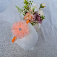 Диадеми с цвете от органза, снимка 12 - Аксесоари за коса - 39495512