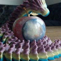 3D многоцветни гъвкави дракони, снимка 3 - Фигурки - 44112893