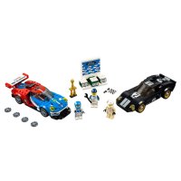 Употребявано LEGO Speed Champions 75881 - 2016 Ford GT 1996 Ford GT40, снимка 2 - Конструктори - 43911564