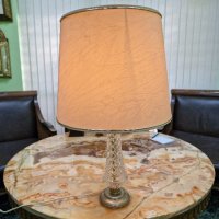 Красива антикварна белгийска нощна лампа , снимка 1 - Антикварни и старинни предмети - 43581617