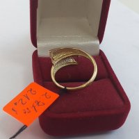 Нов Златен пръстен -2.71гр/14кр, снимка 5 - Пръстени - 32717280