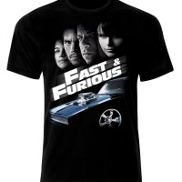 Бързи и Яростни Fast and Furious Brian O'Conner Dominic Toretto Letty Mia Тениска S до XXL , снимка 1 - Тениски - 14590604