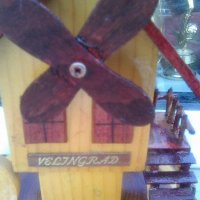 Дървена къщичка мелница Велинград сувенир, снимка 2 - Други ценни предмети - 37309420