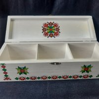 Ръчно изработена народна кутия за бижута, снимка 11 - Бижутерийни комплекти - 34945901