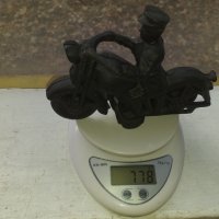 Моторист чугунена фигура статуетка, снимка 5 - Антикварни и старинни предмети - 34830381