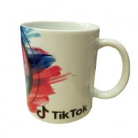 Чаша за чай Tik Tok, Тик Ток, Керамична, Многоцветна, снимка 2 - Други - 37598235