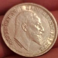 Сребърна монета 1 лев 1910 година, снимка 3 - Нумизматика и бонистика - 43684216