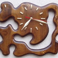 Стенни часовници, дървен стенен часовник, снимка 5 - Стенни часовници - 20415671