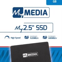 Хард диск (SSD) Verbatim MyMedia 512GB, 2.5", SATA III 2г гаранция, снимка 1 - Твърди дискове - 43322291
