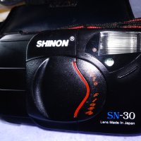 SHINON SN-30 Lens Made In Japan СТАР КОЛЕКЦИОНЕРСКИ ЛЕНТОВ ФОТОАПАРАТ ШИНОН с КАЛЪФ 17040, снимка 2 - Фотоапарати - 43496771