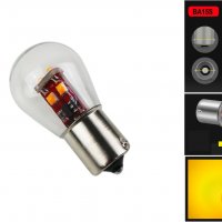 LED диодна крушка за мигач 21W BA15S S35, снимка 1 - Аксесоари и консумативи - 33013894