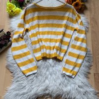 Двуцветен пуловер Н&М, снимка 1 - Блузи с дълъг ръкав и пуловери - 43412556