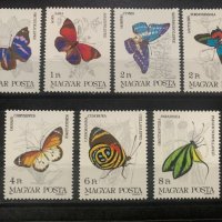 534. Унгария 1984 ~ “ Фауна. Пеперуди ”,**,MNH, снимка 1 - Филателия - 32785206