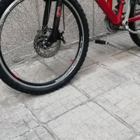 Велосипед колело 24цо 18скорости преден амортисьор аиро капки предна дискова спирачка технически ок, снимка 8 - Велосипеди - 38533450